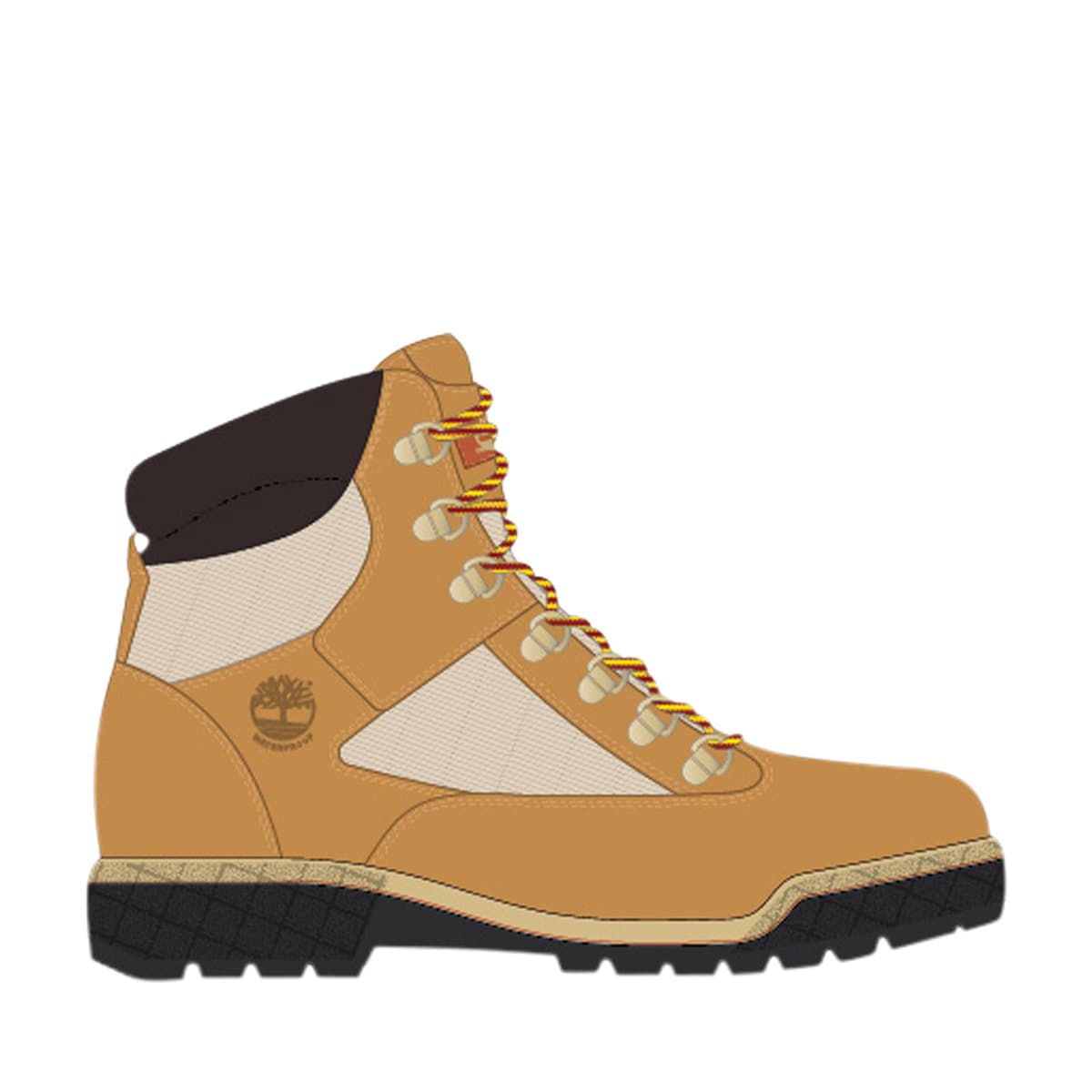 MID LACE UP Waterproof  BT 6 inch FIELD BOOT RE-ENG