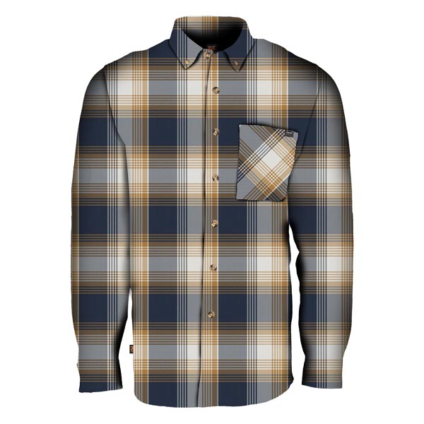 Woodfort Long-Sleeve Lightweight Flannel Flex Shirt