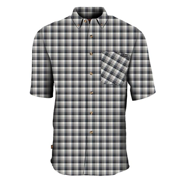 Woodfort Short-Sleeve Flannel Flex Shirt